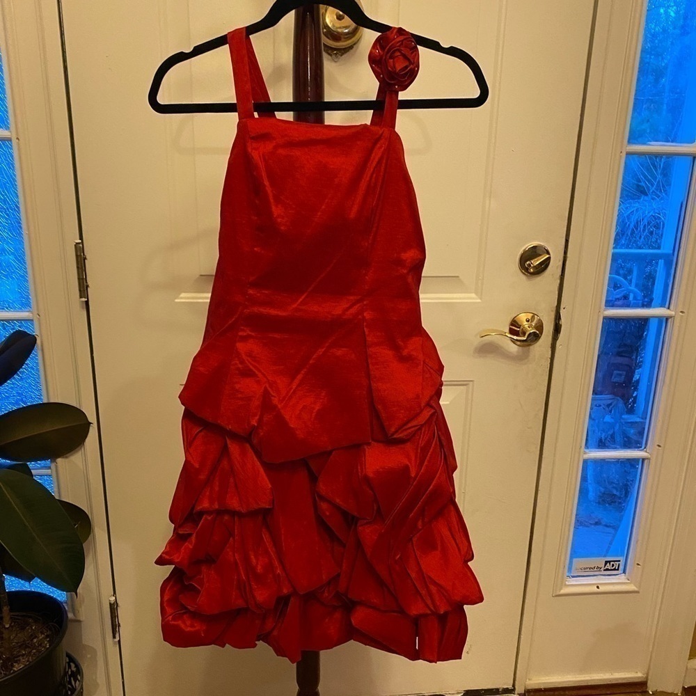RED 2 piece CUPCAKE CHILDS DRESS - Picture 4 of 8
